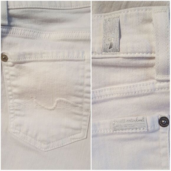 7 For All Mankind Ankle Straight Leg Jeans - Picture 3 of 8